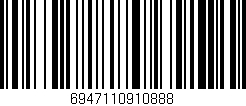 Código de barras (EAN, GTIN, SKU, ISBN): '6947110910888'