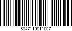 Código de barras (EAN, GTIN, SKU, ISBN): '6947110911007'