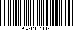 Código de barras (EAN, GTIN, SKU, ISBN): '6947110911069'