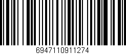 Código de barras (EAN, GTIN, SKU, ISBN): '6947110911274'