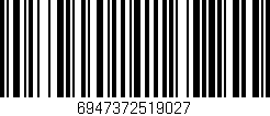 Código de barras (EAN, GTIN, SKU, ISBN): '6947372519027'