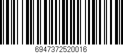 Código de barras (EAN, GTIN, SKU, ISBN): '6947372520016'