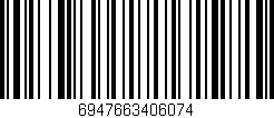 Código de barras (EAN, GTIN, SKU, ISBN): '6947663406074'