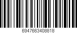 Código de barras (EAN, GTIN, SKU, ISBN): '6947663408818'