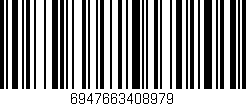 Código de barras (EAN, GTIN, SKU, ISBN): '6947663408979'