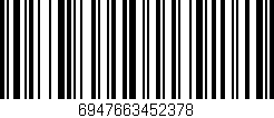 Código de barras (EAN, GTIN, SKU, ISBN): '6947663452378'