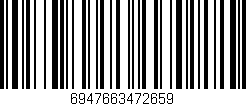 Código de barras (EAN, GTIN, SKU, ISBN): '6947663472659'
