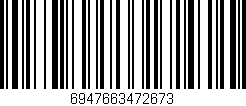 Código de barras (EAN, GTIN, SKU, ISBN): '6947663472673'