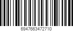Código de barras (EAN, GTIN, SKU, ISBN): '6947663472710'