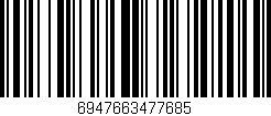 Código de barras (EAN, GTIN, SKU, ISBN): '6947663477685'