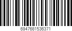Código de barras (EAN, GTIN, SKU, ISBN): '6947681536371'