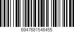 Código de barras (EAN, GTIN, SKU, ISBN): '6947681546455'