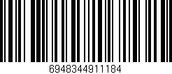 Código de barras (EAN, GTIN, SKU, ISBN): '6948344911184'