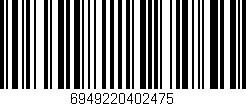 Código de barras (EAN, GTIN, SKU, ISBN): '6949220402475'