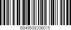 Código de barras (EAN, GTIN, SKU, ISBN): '6949509206015'