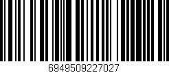 Código de barras (EAN, GTIN, SKU, ISBN): '6949509227027'