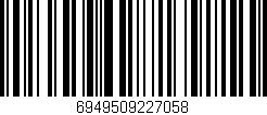 Código de barras (EAN, GTIN, SKU, ISBN): '6949509227058'