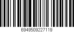 Código de barras (EAN, GTIN, SKU, ISBN): '6949509227119'