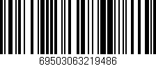 Código de barras (EAN, GTIN, SKU, ISBN): '69503063219486'