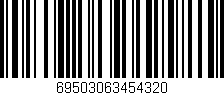 Código de barras (EAN, GTIN, SKU, ISBN): '69503063454320'