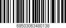 Código de barras (EAN, GTIN, SKU, ISBN): '69503063480138'