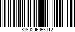 Código de barras (EAN, GTIN, SKU, ISBN): '6950306355912'
