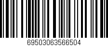 Código de barras (EAN, GTIN, SKU, ISBN): '69503063566504'