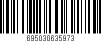 Código de barras (EAN, GTIN, SKU, ISBN): '695030635973'