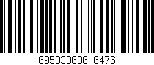 Código de barras (EAN, GTIN, SKU, ISBN): '69503063616476'