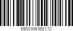 Código de barras (EAN, GTIN, SKU, ISBN): '6950306368172'