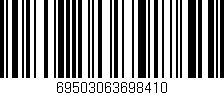 Código de barras (EAN, GTIN, SKU, ISBN): '69503063698410'