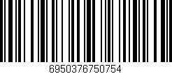 Código de barras (EAN, GTIN, SKU, ISBN): '6950376750754'
