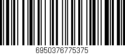 Código de barras (EAN, GTIN, SKU, ISBN): '6950376775375'