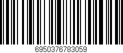Código de barras (EAN, GTIN, SKU, ISBN): '6950376783059'