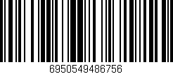 Código de barras (EAN, GTIN, SKU, ISBN): '6950549486756'