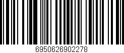 Código de barras (EAN, GTIN, SKU, ISBN): '6950626902278'