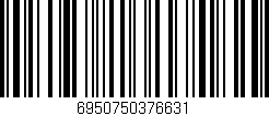 Código de barras (EAN, GTIN, SKU, ISBN): '6950750376631'