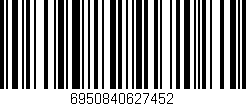 Código de barras (EAN, GTIN, SKU, ISBN): '6950840627452'
