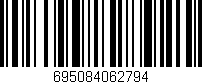 Código de barras (EAN, GTIN, SKU, ISBN): '695084062794'