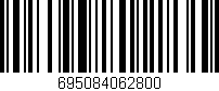 Código de barras (EAN, GTIN, SKU, ISBN): '695084062800'