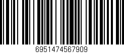 Código de barras (EAN, GTIN, SKU, ISBN): '6951474567909'