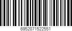 Código de barras (EAN, GTIN, SKU, ISBN): '6952071522551'