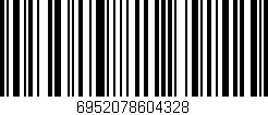 Código de barras (EAN, GTIN, SKU, ISBN): '6952078604328'
