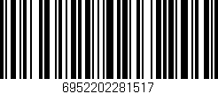 Código de barras (EAN, GTIN, SKU, ISBN): '6952202281517'
