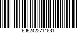 Código de barras (EAN, GTIN, SKU, ISBN): '6952423711831'
