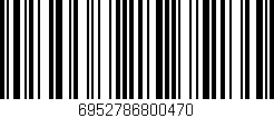 Código de barras (EAN, GTIN, SKU, ISBN): '6952786800470'