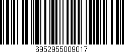 Código de barras (EAN, GTIN, SKU, ISBN): '6952955009017'