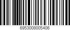 Código de barras (EAN, GTIN, SKU, ISBN): '6953008005406'