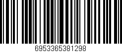 Código de barras (EAN, GTIN, SKU, ISBN): '6953365381298'