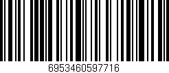 Código de barras (EAN, GTIN, SKU, ISBN): '6953460597716'